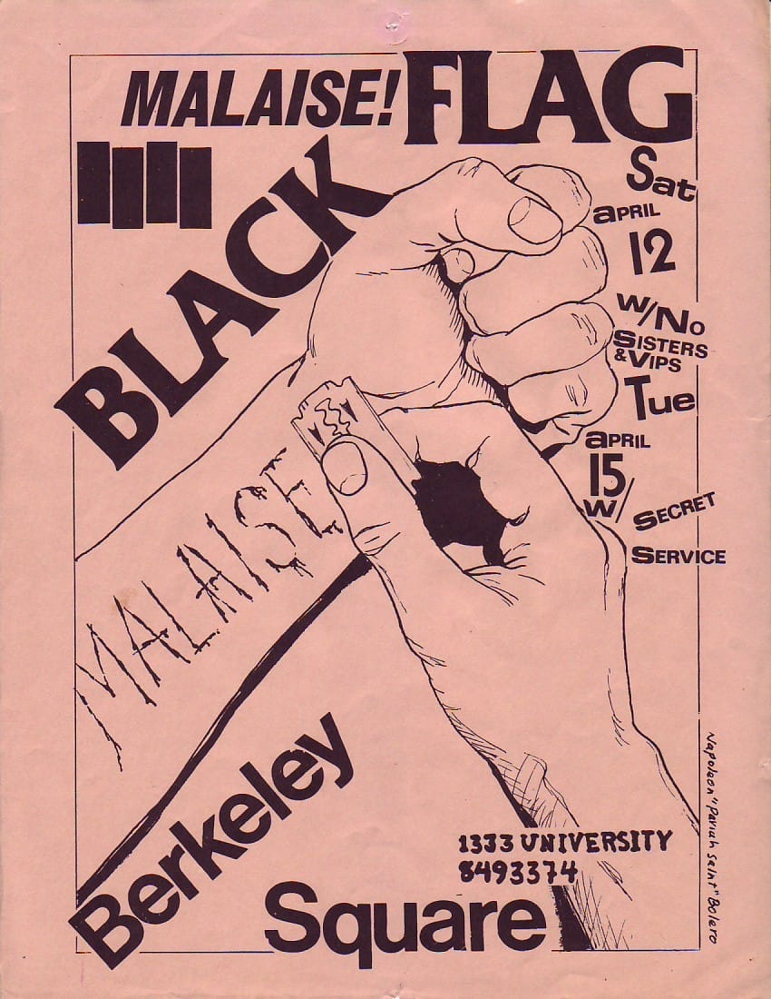 Raymond Pettibon e a estética única do Black Flag