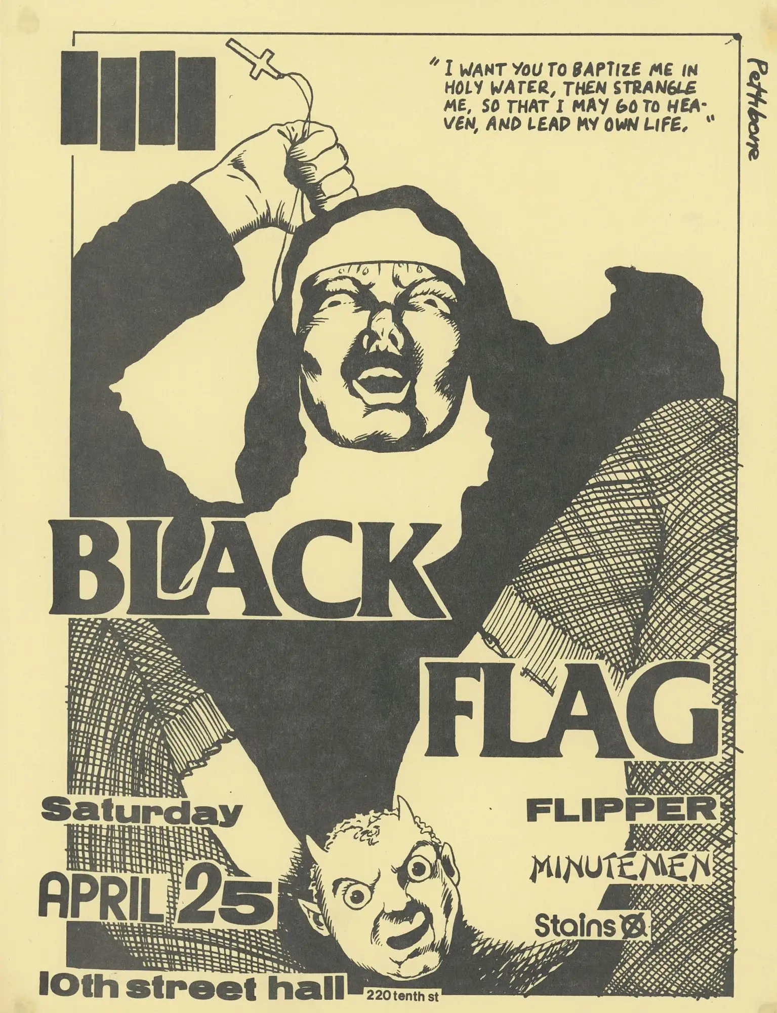 Raymond Pettibon e a estética única do Black Flag