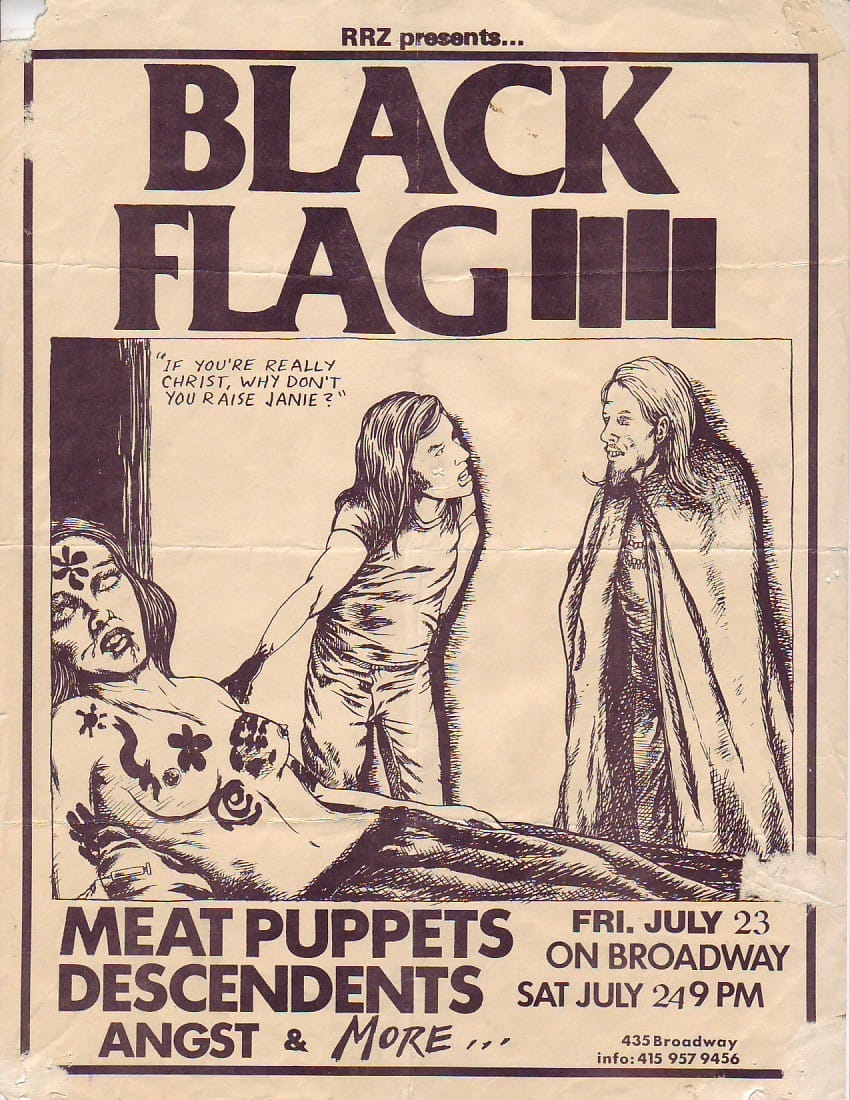 Raymond Pettibon e a estética única do Black Flag
