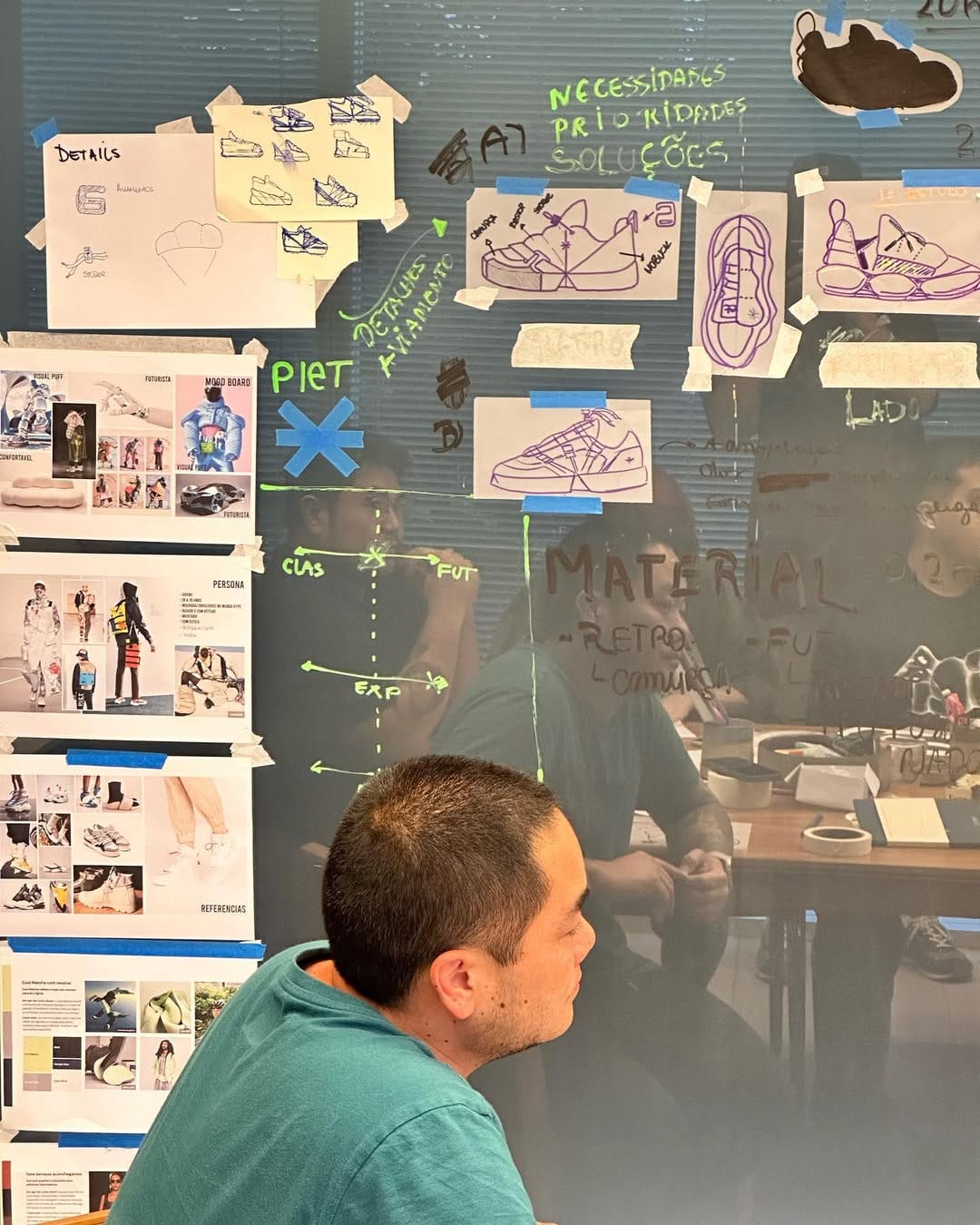 Os tênis favoritos do Fabricio da Costa