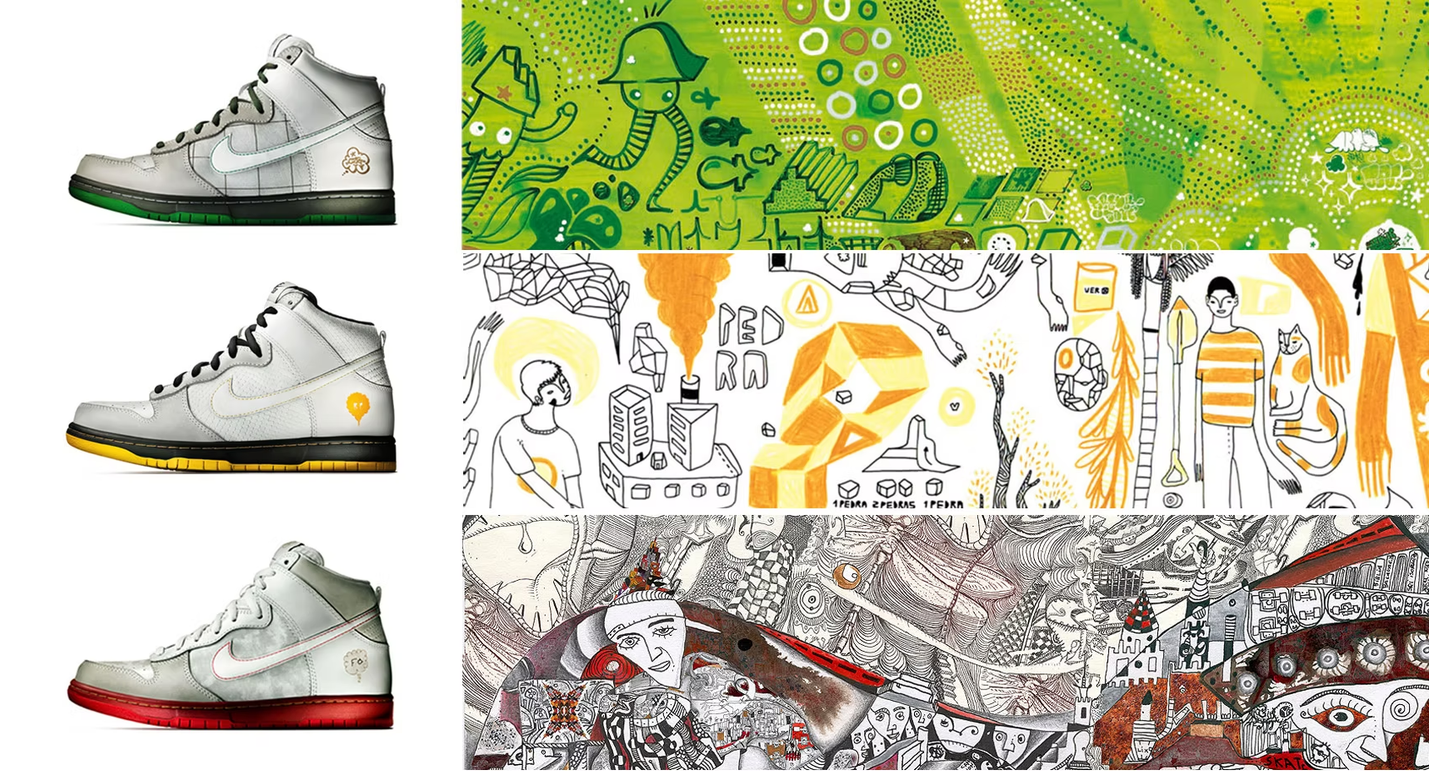 Os tênis favoritos do Fabricio da Costa