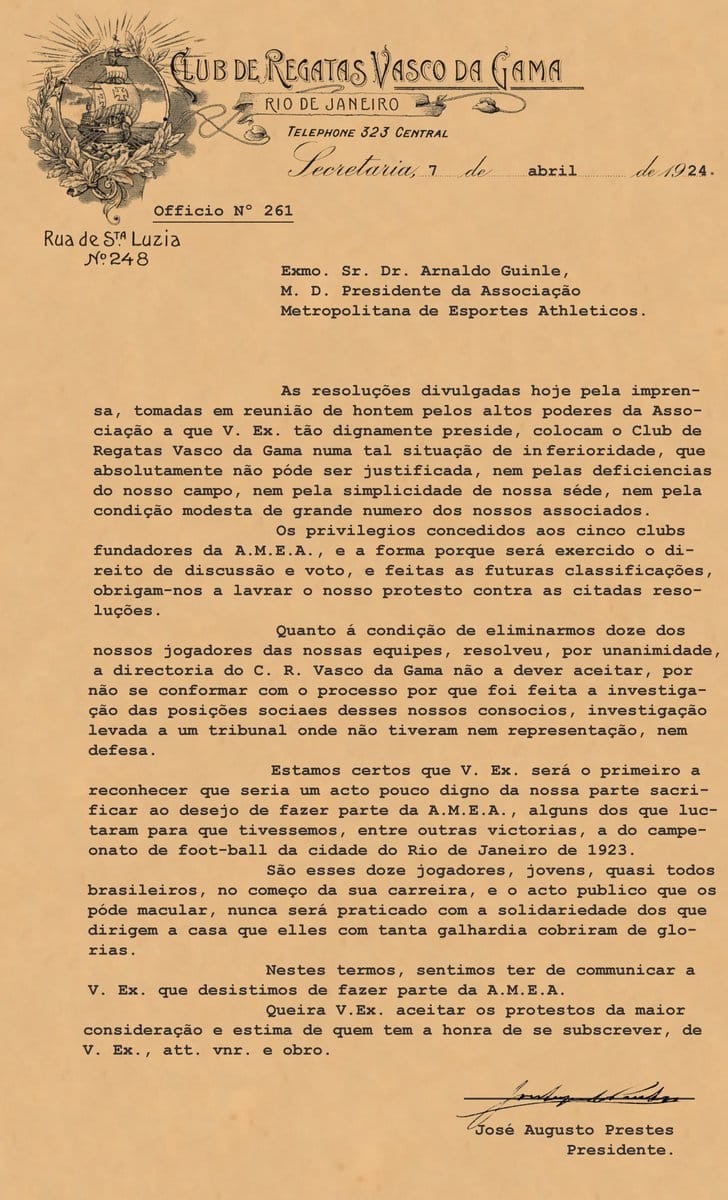 A força cultural do Vasco da Gama